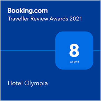 Unser Hotel Olympia in München hat bei Booking.com 
				8 von 10 Punkten für außergewöhnliche Gastfreundschaft erreicht.